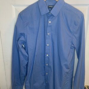 Express Men's Blue Shirt